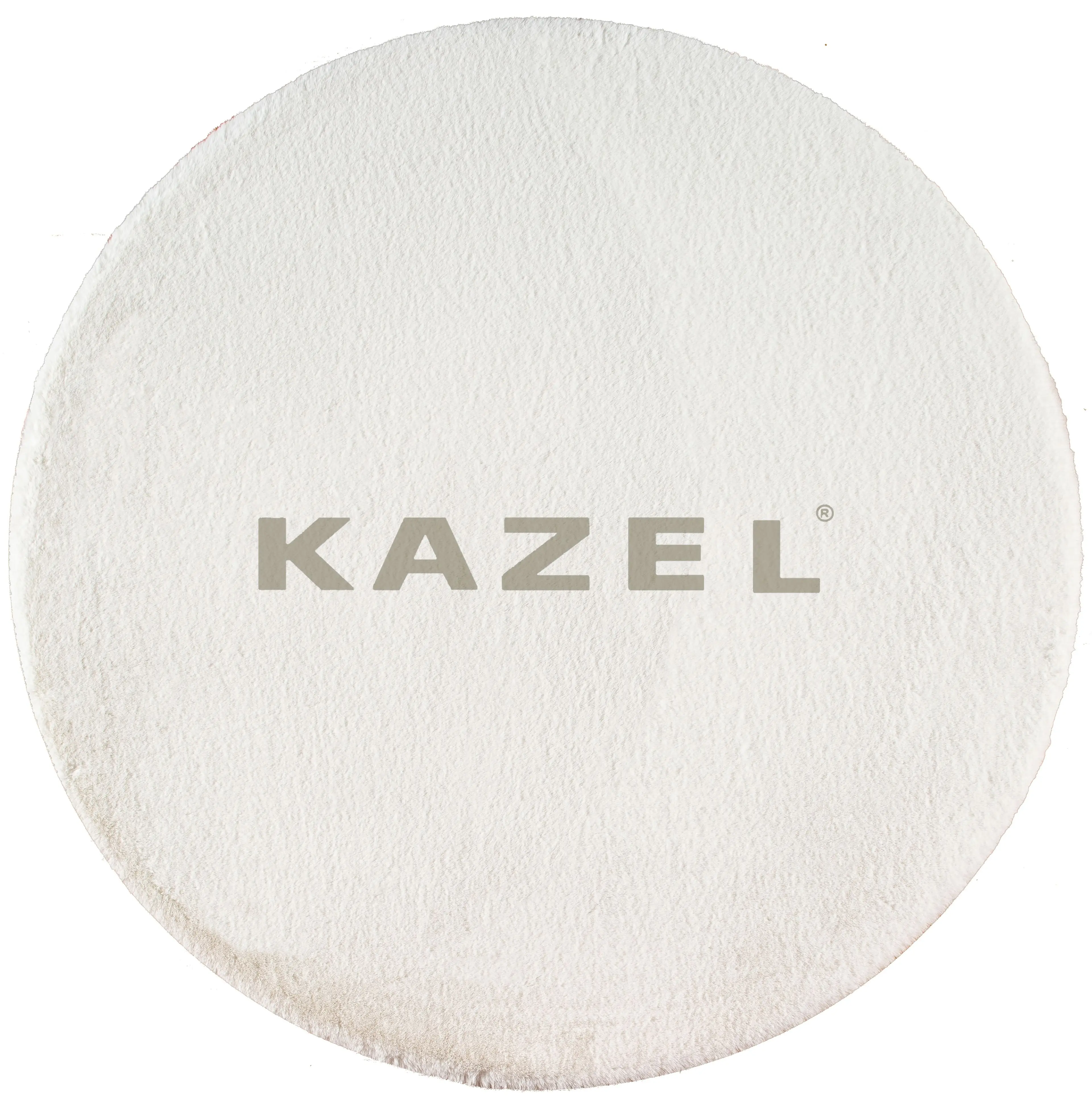 Плюшен килим KAZEL Paradise 120x120 см. - бял цвят