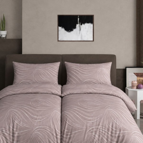 Спално бельо Donis Lilac, 100% памук, 5 части